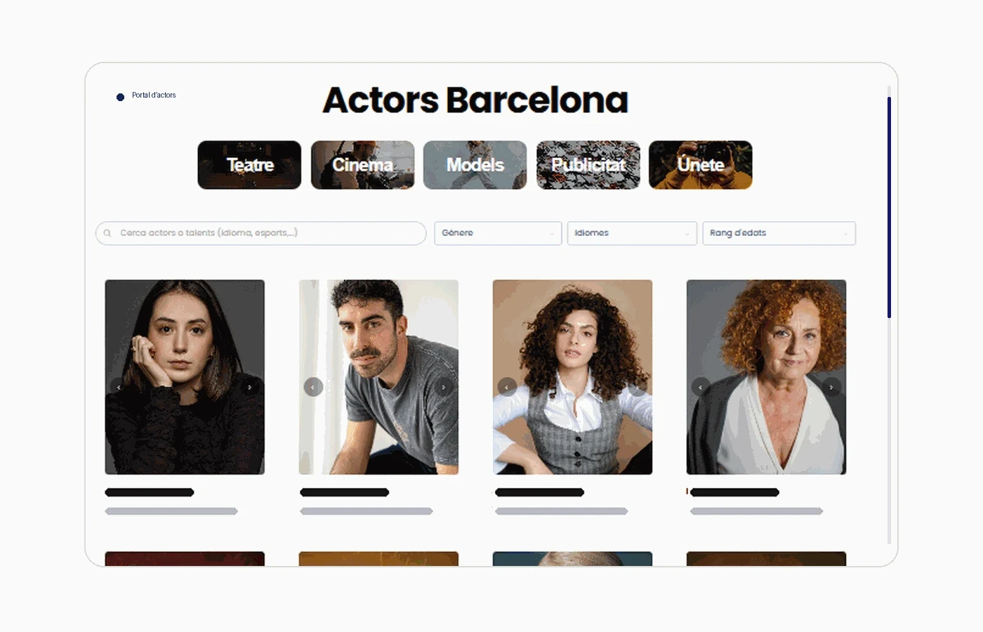 Portal d’actors d’ActorsBarcelona
